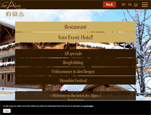 Tablet Screenshot of desalpes.ch